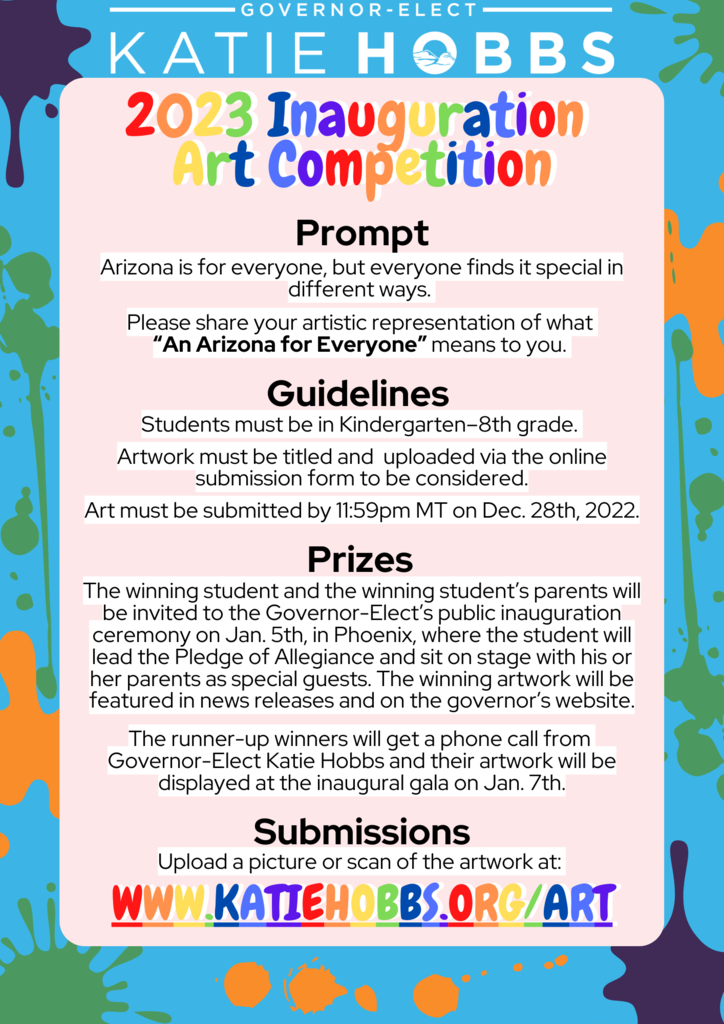 Art contest flyer