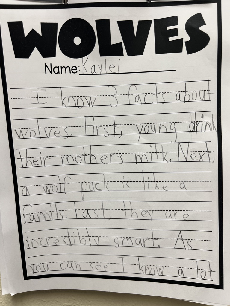 Informational Text about Wolves
