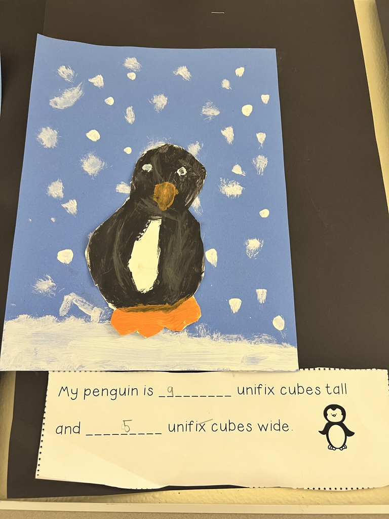 nonstandard measurement with unifix cubes and penguins